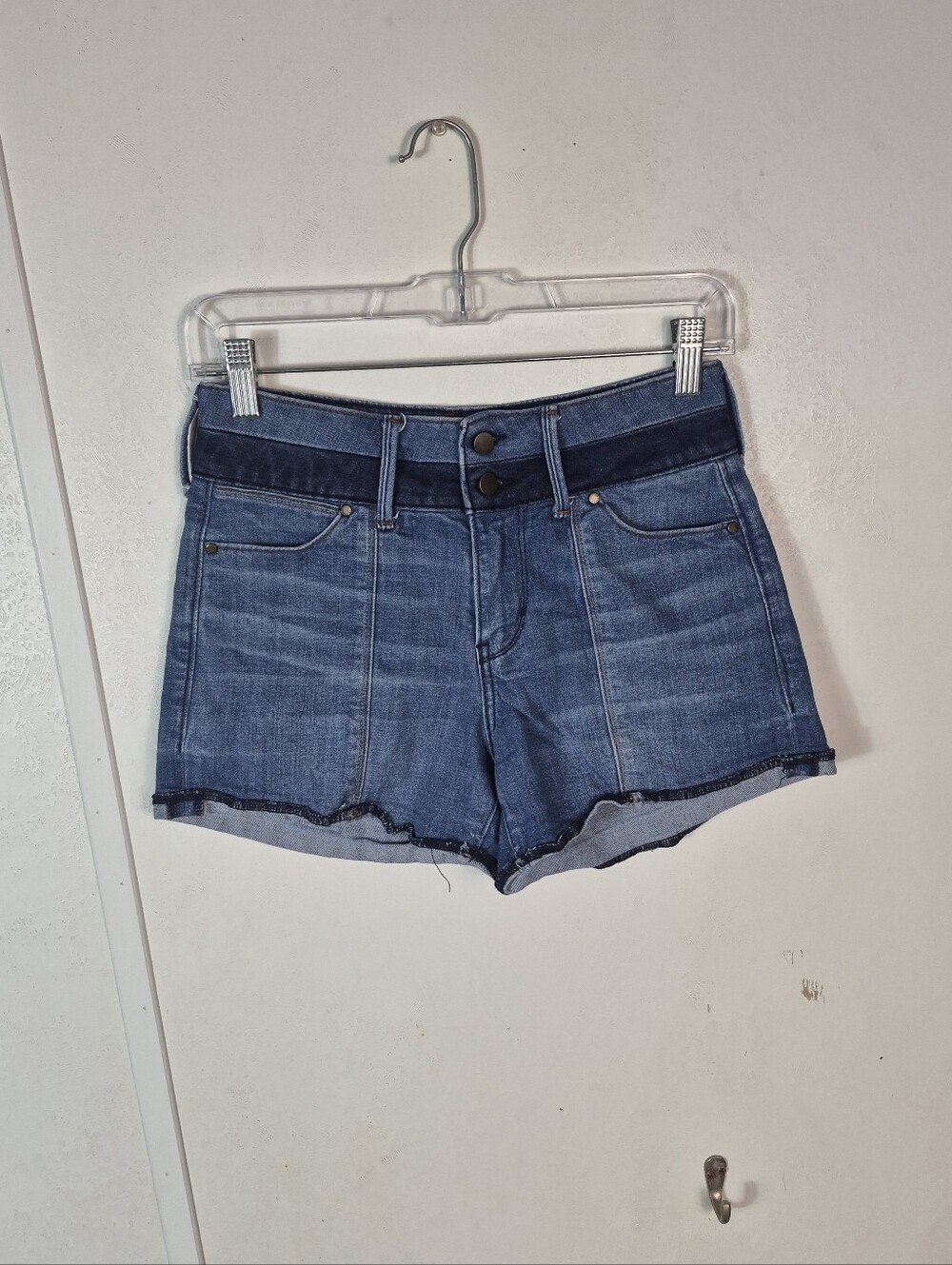 Abercrombie & Fitch Blue Navy Jean Shorts W25 L2